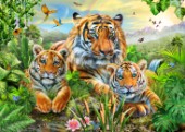 Majestic Tiger Family