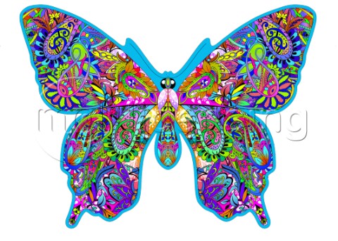 Paisley Butterfly Variant 1