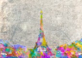 EiffelTower_Map_ColorsplashWatercolor