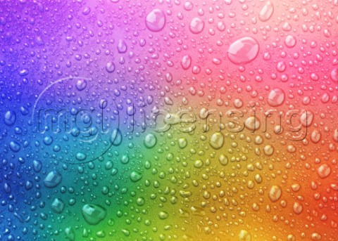 Gradient Rainbow Droplet Variant 1