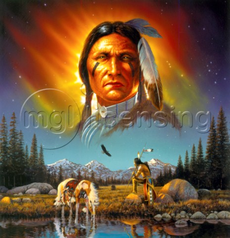 Chief eagle feather