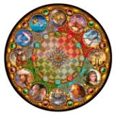 Zodiac Circular Mandala (Variant 1)