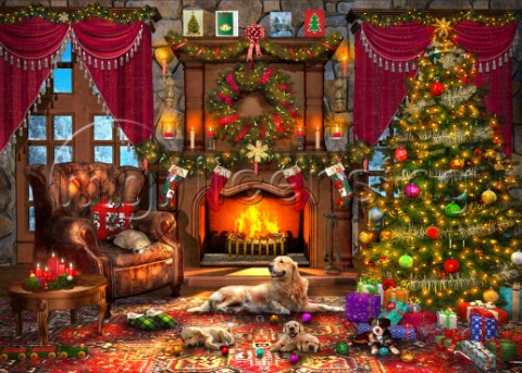 Cosy Christmas Room