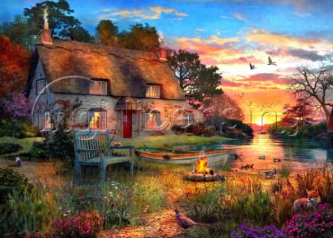 Evening Summer Cottage variant 1