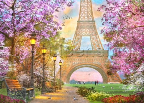 Paris Spring Romance variant 1