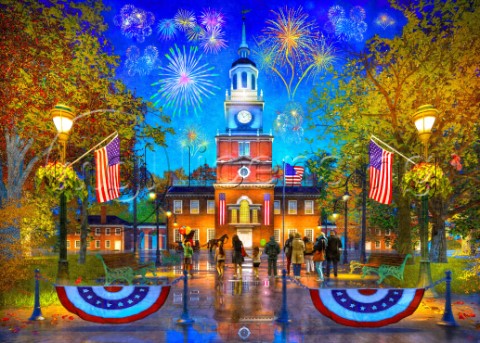 Independence Hall4th July Variant 2