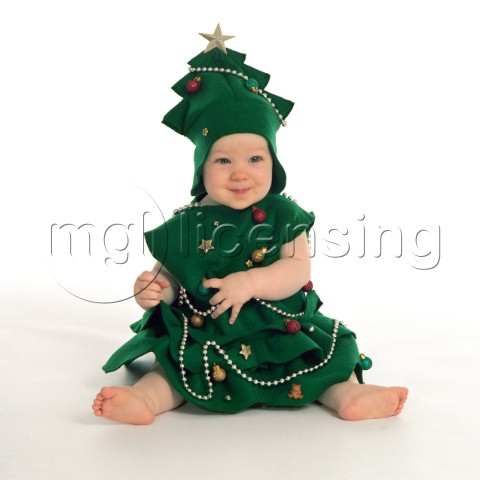 Baby as Christmas Treejpg