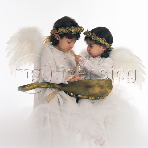 Two Angels with Guitarjpg