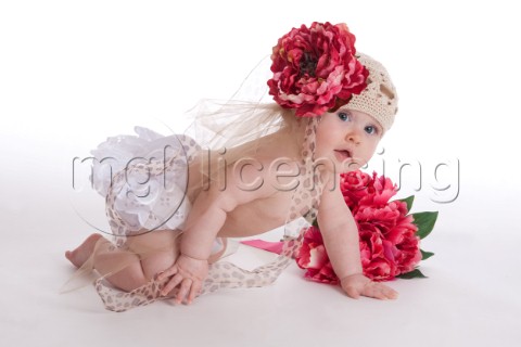 Baby in Red Bloomsjpg