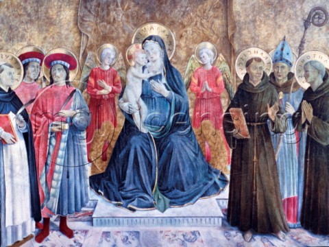 Madonna child and saints NPI 3902