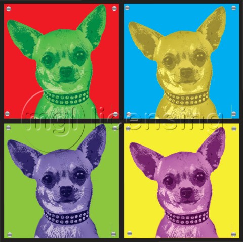 Warholesque Chihuahuas