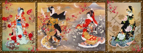 Oriental triptych
