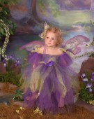 Fairy long purple dress