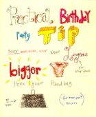 Practical birthday tip