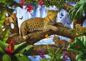 Tree Top Leopard Family