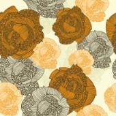 Orange Roses Pattern
