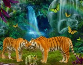 Kissing Tigers
