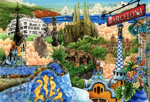Barcelona Collage