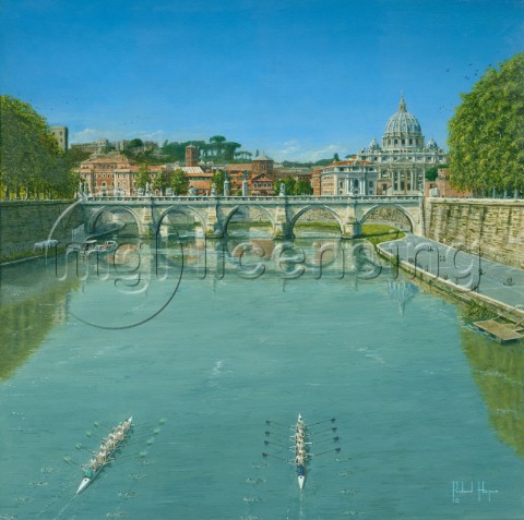 Rowing on the Tiber Rome