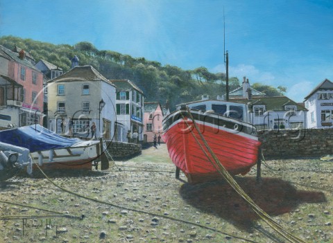 The Red Boat Polperro Cornwall