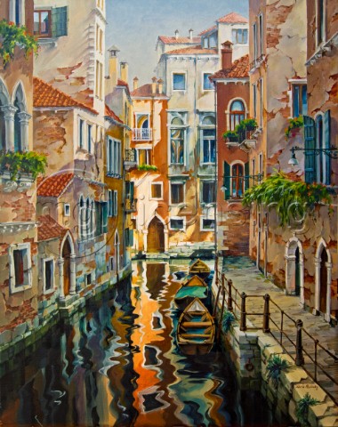 Sunny Alley in Venice