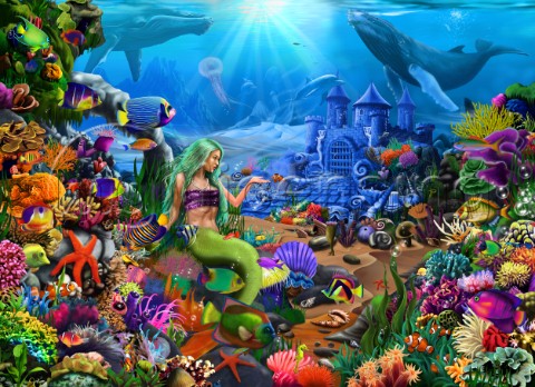 Magical Undersea Realm Variant 1