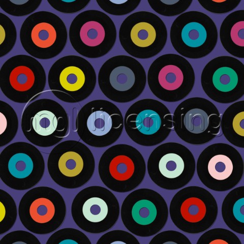 retro vinyl polka  also availlable as a repeating pattern