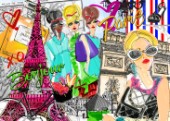 Fashion Paris Puzzel ( Take me to Paris)