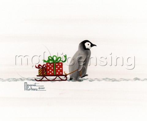 Penguin and Sled