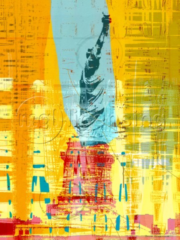 New Paint  New York Liberty Statue II