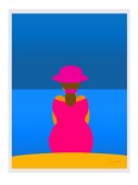 Beachy pop - Lady in pink