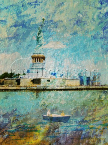 Gold New York Liberty