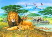 Kilimanjaro Lion and Cub