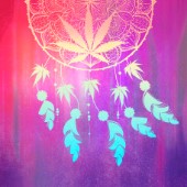 Cannabis Dream Catcher (variant 1)