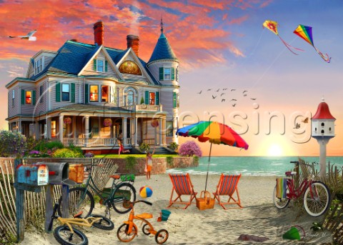 Victorian Beach House USA variant 1
