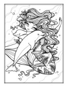 Dolphin Dance Coloring Page