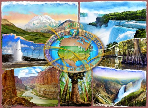 Seven Natural Wonders of the USA Variant 1