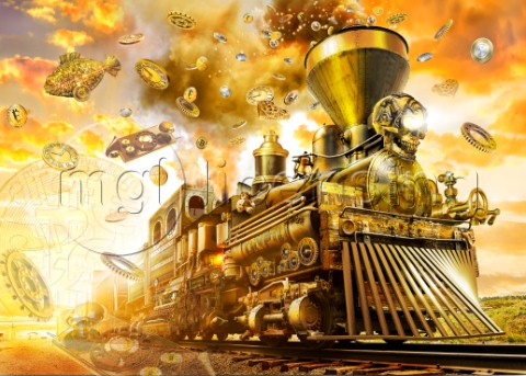 Steam Punk Train