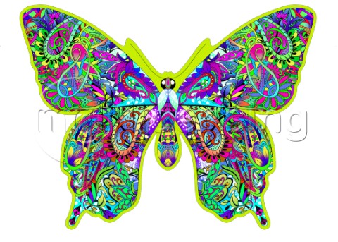 Paisley Butterfly Variant 2
