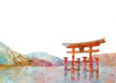 Torii Gate Color Splash (variant 1)