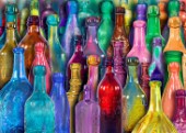Colourful Glass Bottles