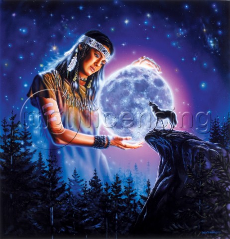 Maiden  Mystical moon