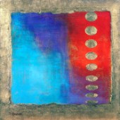 Abstract blue and red (NPI 2131)