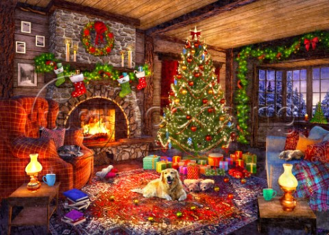Cosy Cabin Christmas Variant 1