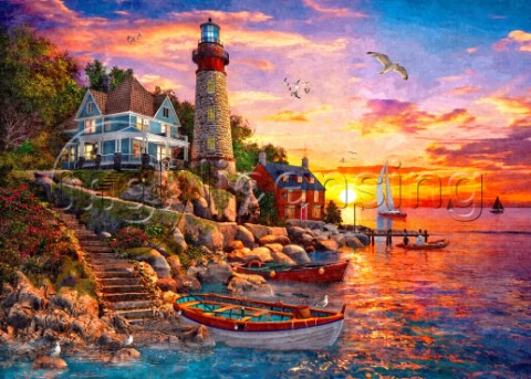 Lighthouse Bay Sunset
