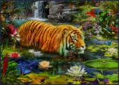Tigers in Water