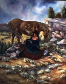 Girl and horse (NPI 3576)