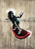 Surf spray-paint zombie