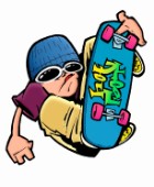Hot Foot Skateborder (Jelly) (HF_CA25)