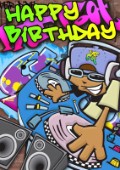 Mixmaster birthday card